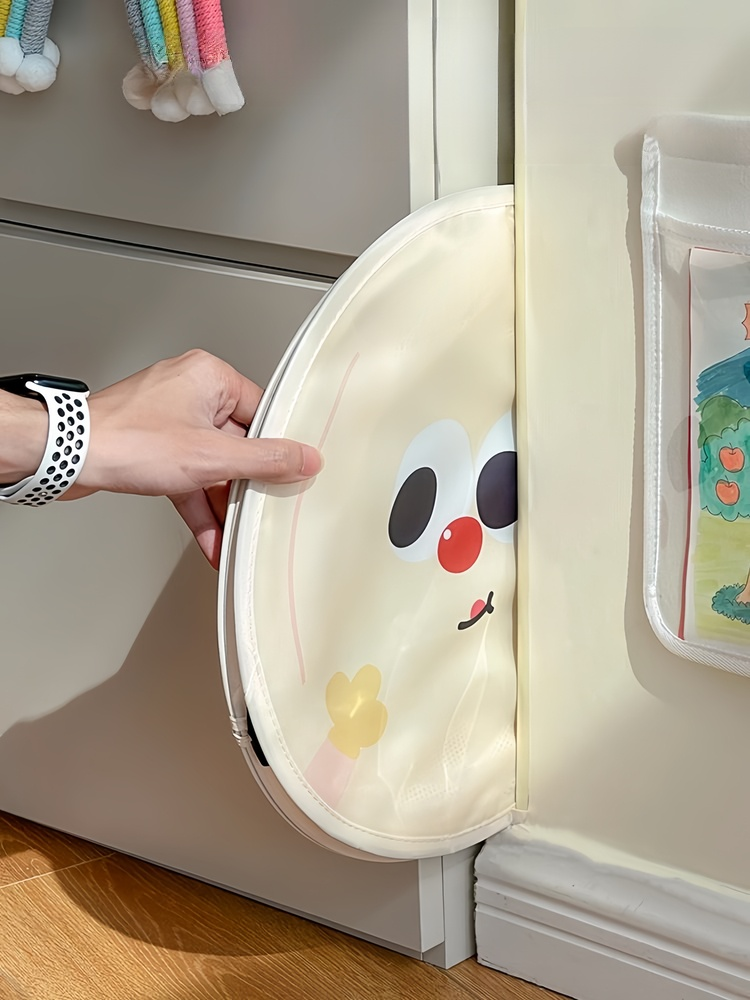 Großer Wäschekorb mit Kordelzug – Rund, stilvoll, für Zuhause