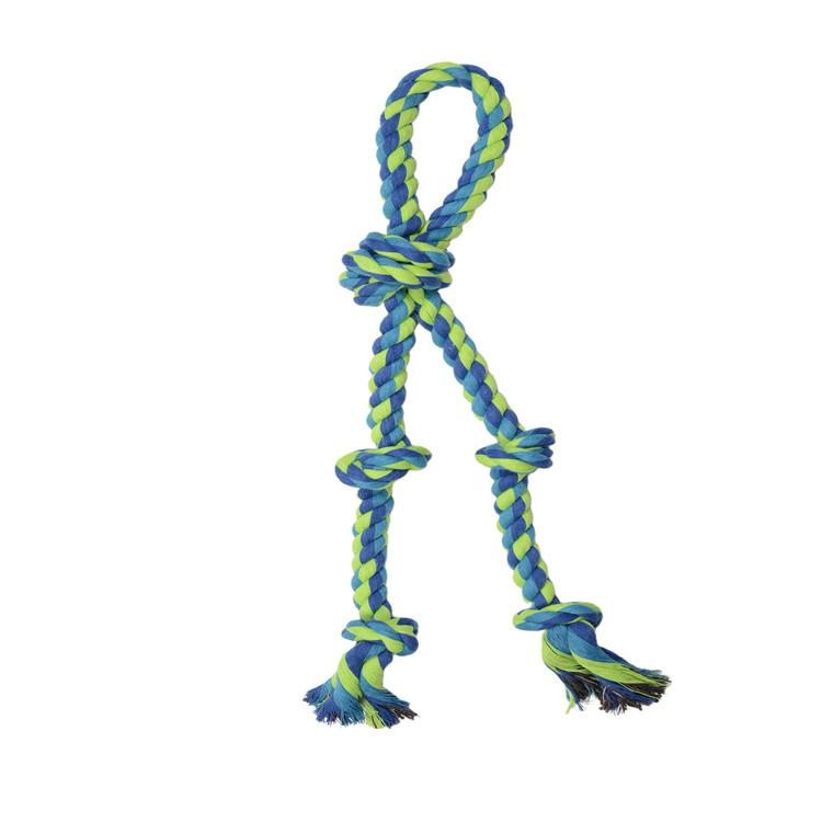 Durable Cotton Rope Toy for Large Dogs, Tug-of-War Chew Knot