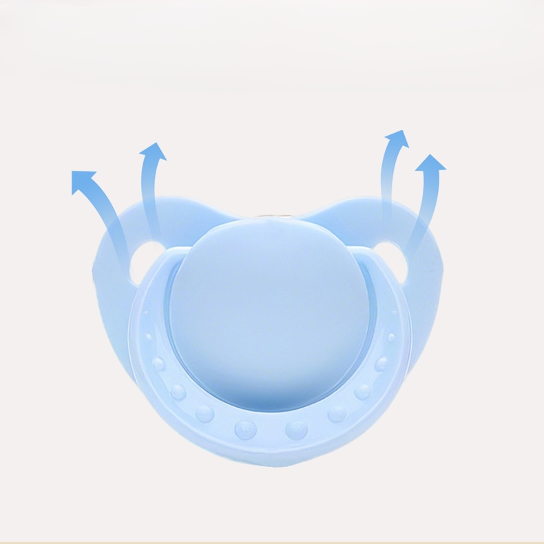 Natural Silicone Wide-Caliber Adult Pacifier, Medium Flow