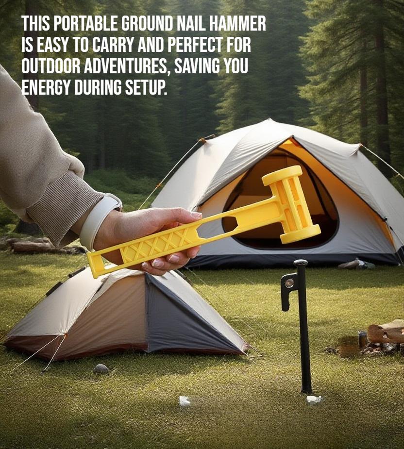 Durable portable hammer for outdoor activities