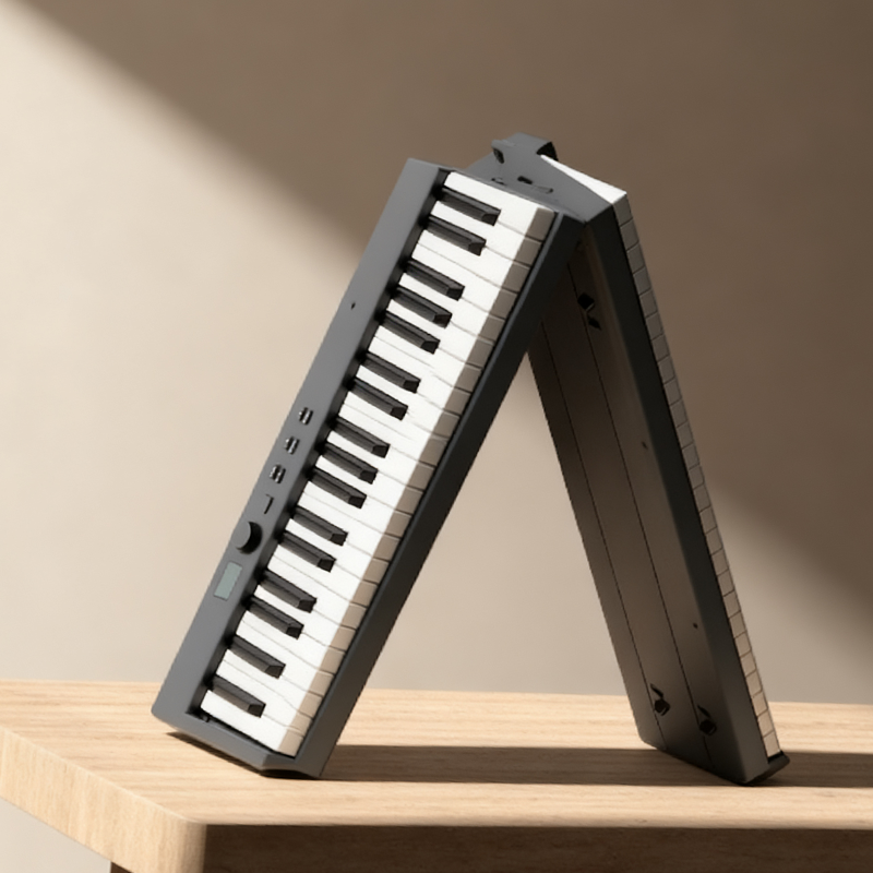 Pian electronic pliabil portabil - vedere generală