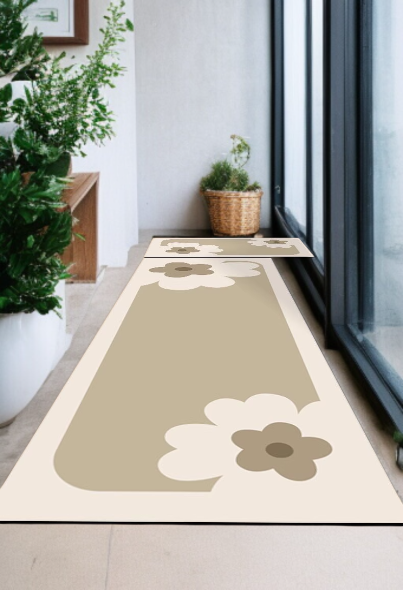 가정용 주방 논슬립 흡수 속건 롱 규조 매트 전경