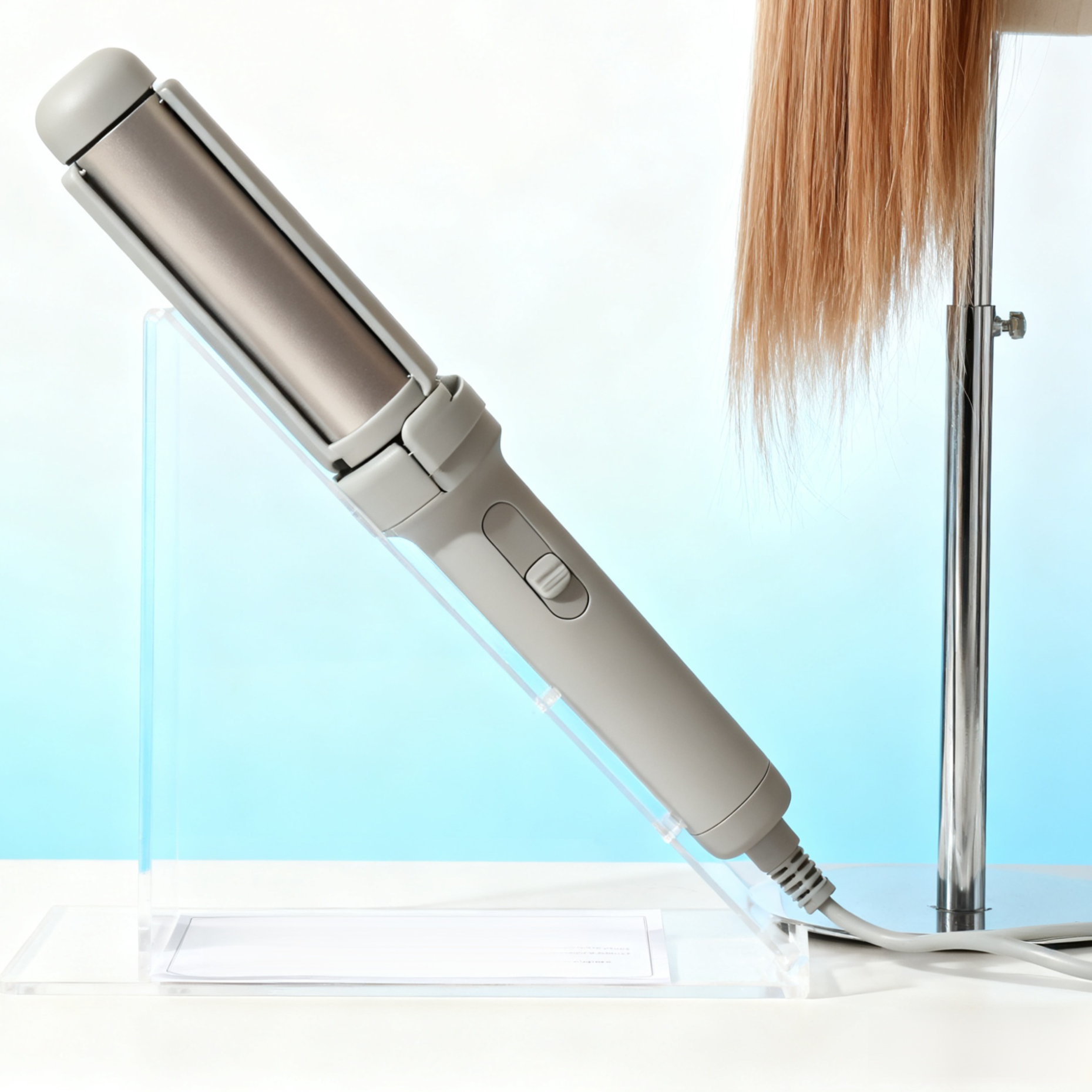 温度調整機能付きのセラミックカールアイロン