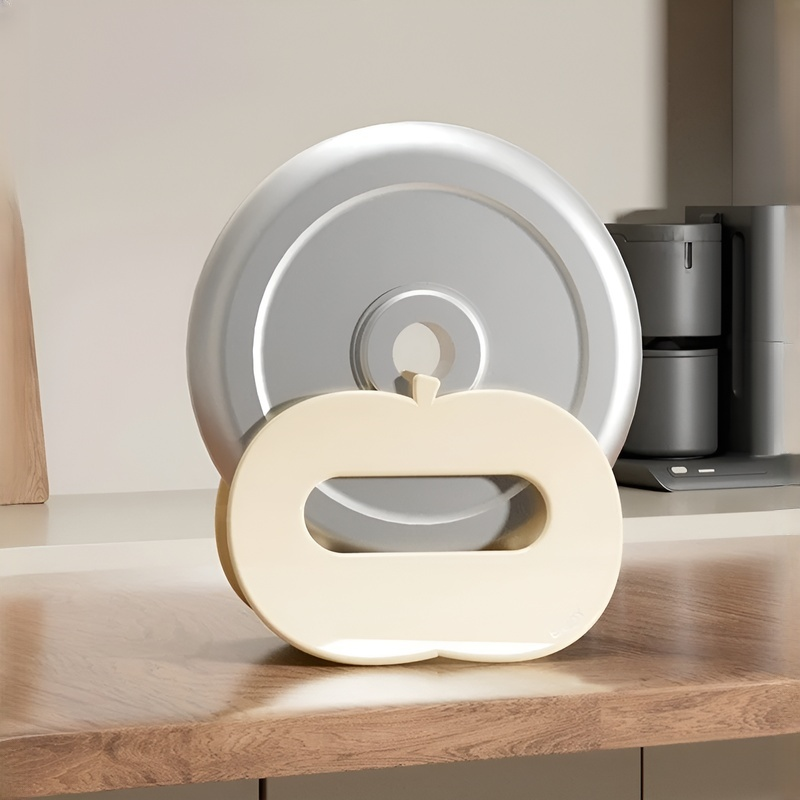  사과 모양 주방 도마와 냄비 뚜껑 거치대