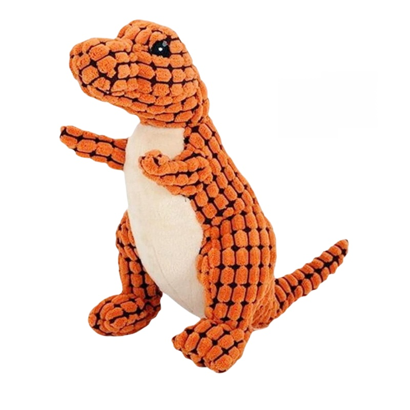 Dog toys, sturdy dinosaurs