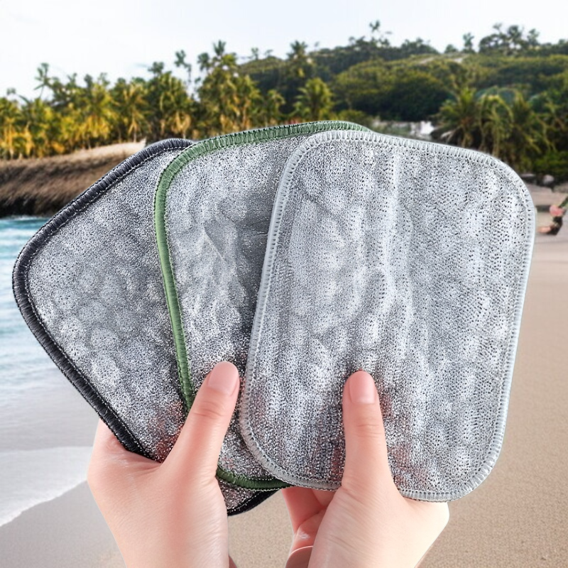 무접착 와이어 설거지 이중 흡수 세척 천 주방 전용 은사 이중 세척 브러쉬 거품 세척 와이어 설거지 천