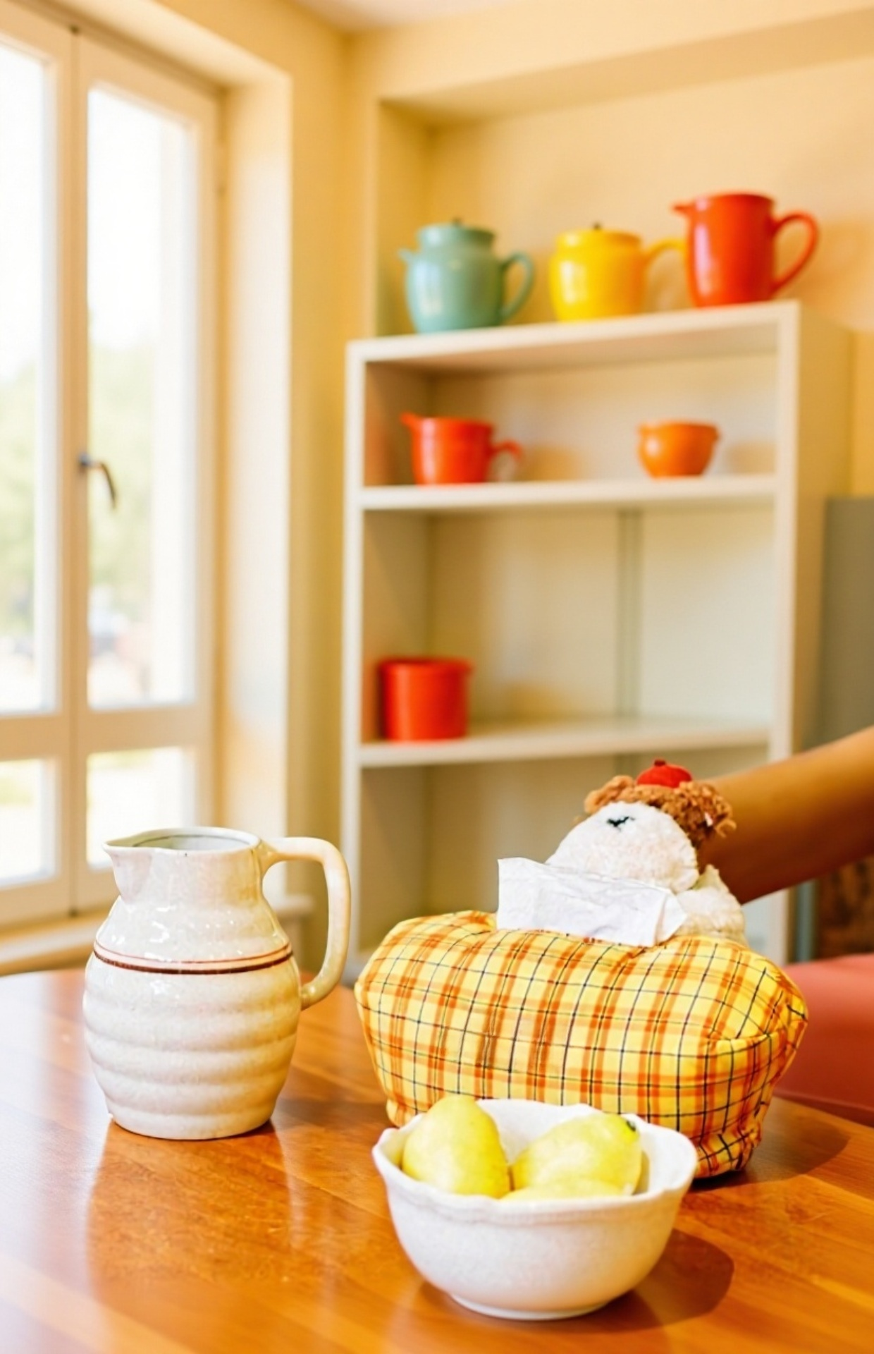 Detalle suave de la caja de pañuelos Gugu