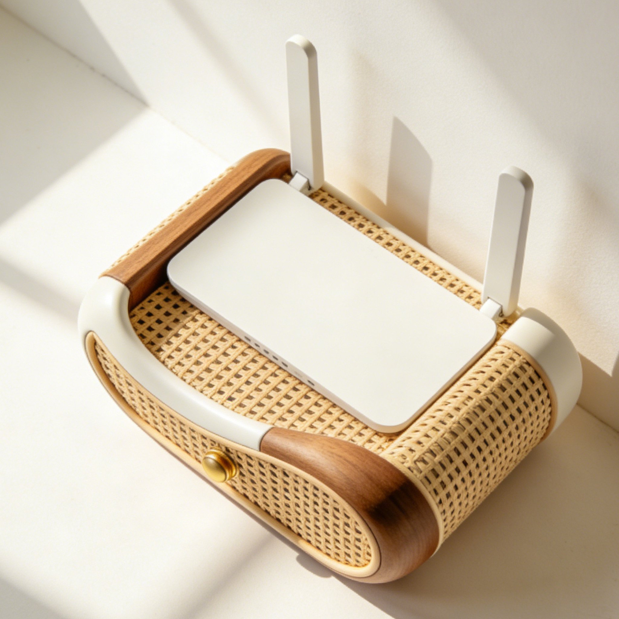 라우터 및 전용 등나무 받침대 보호대