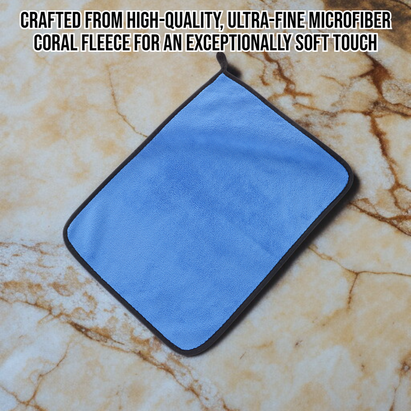 Microfiber Coral Fleece Car Wash Cloth