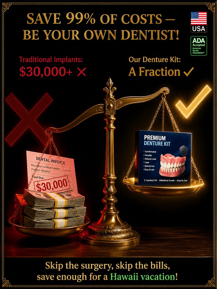 ADA-certified complete dentures (USA)