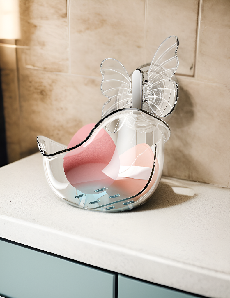 욕실에서 사용하기 좋은 스펀지 수납함