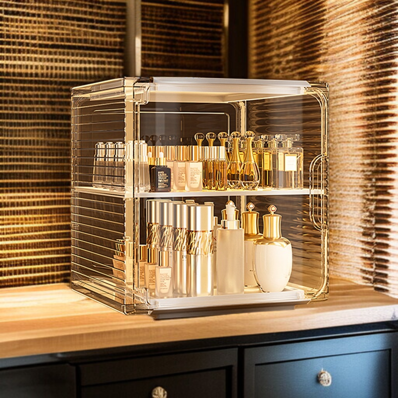 アクリル化粧品収納ボックス多機能デスクトップ収納ケース