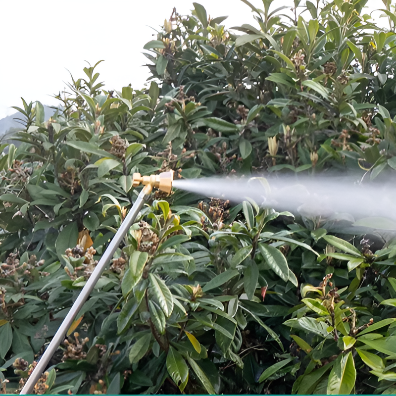Golden spiral air vortex high-pressure nozzle