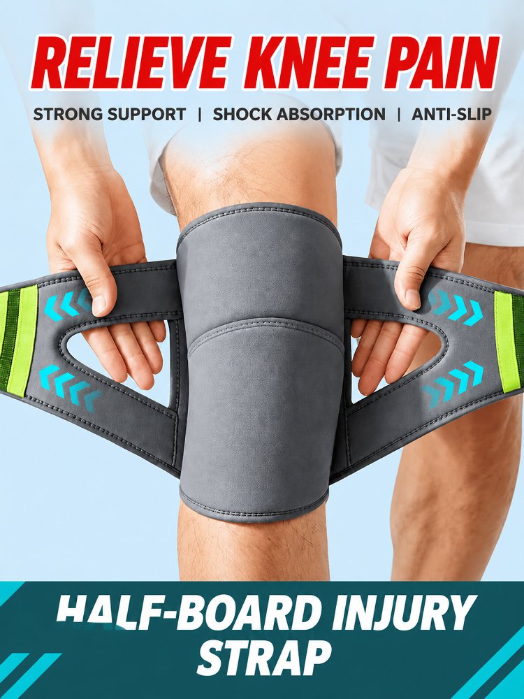 No-Slip, No-Binding Meniscus & Patella Knee Brace