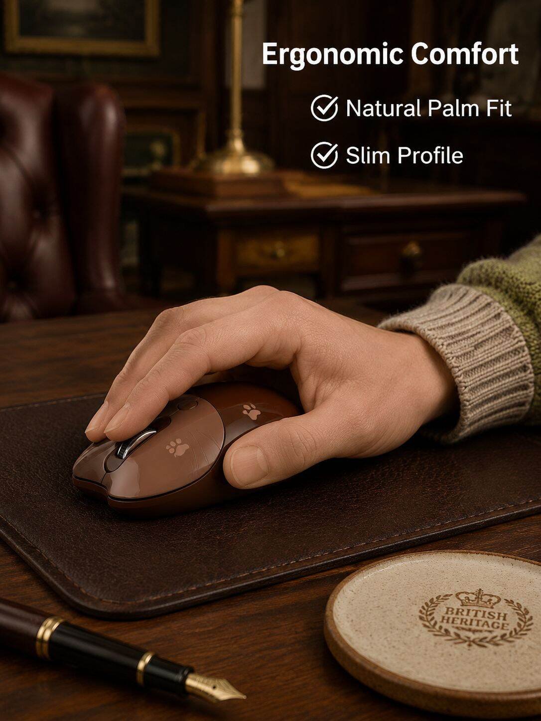 Portable Silent Wireless Office Mouse