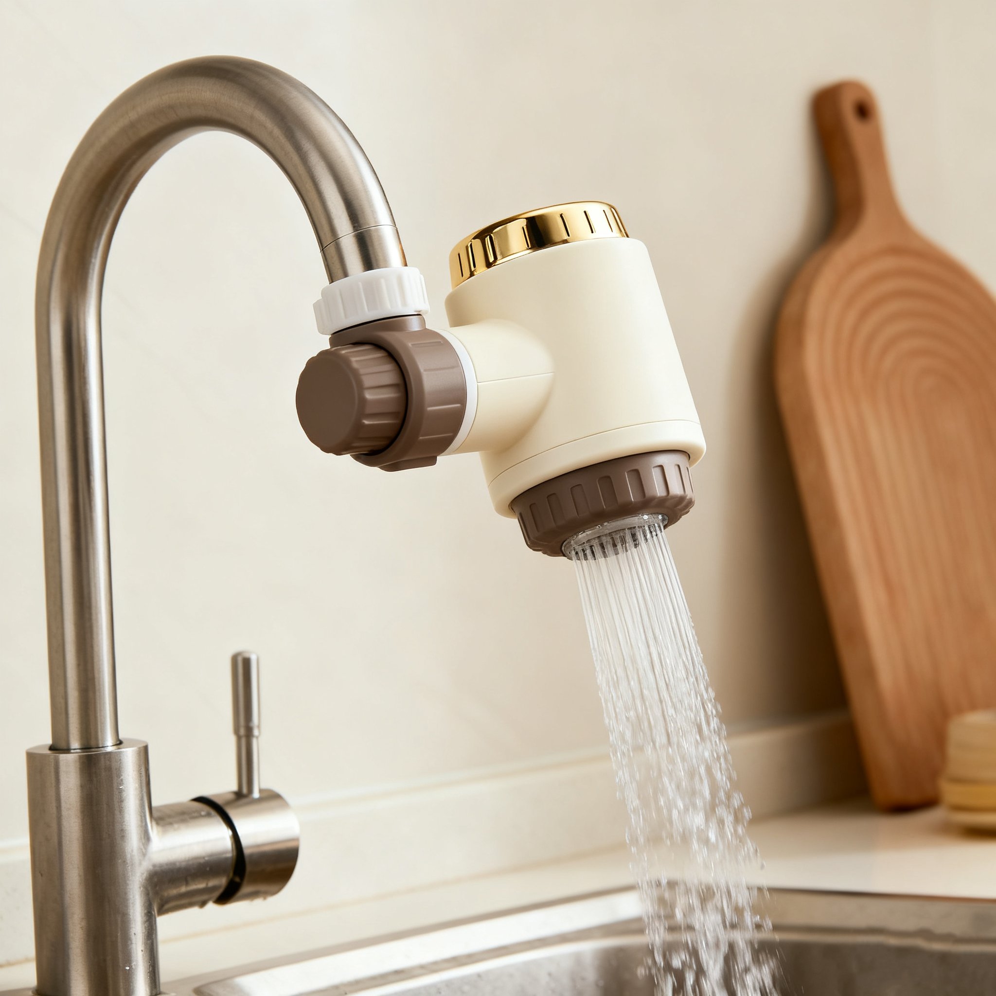 キッチン蛇口取り付け型フィルター