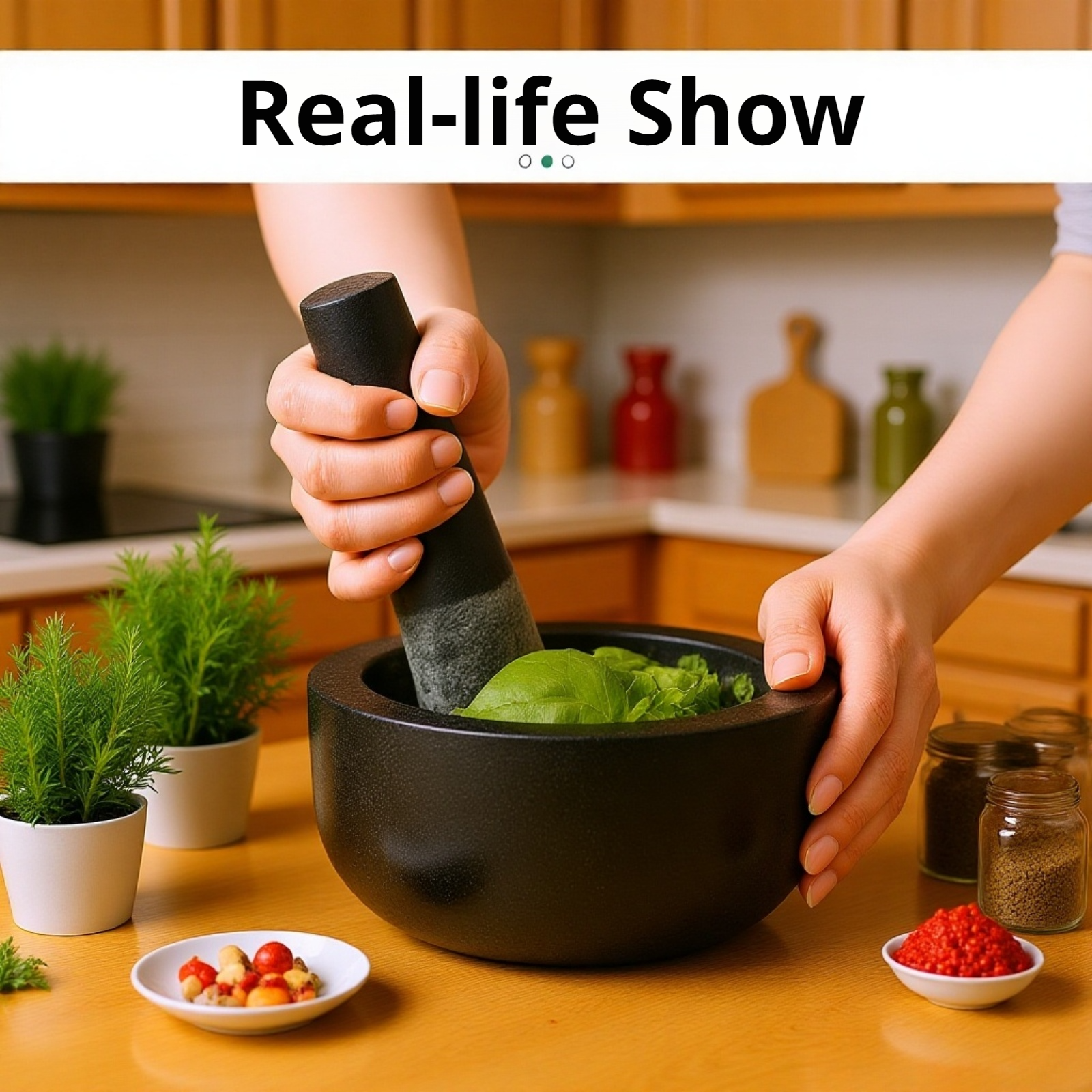 Velkoobchodní kamenný hmoždíř a tlouček, tradiční granitový drtič do domácnosti