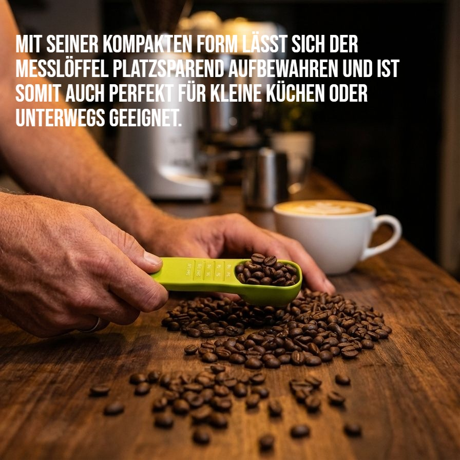 Einstellbarer Messlöffel für präzises Abmessen