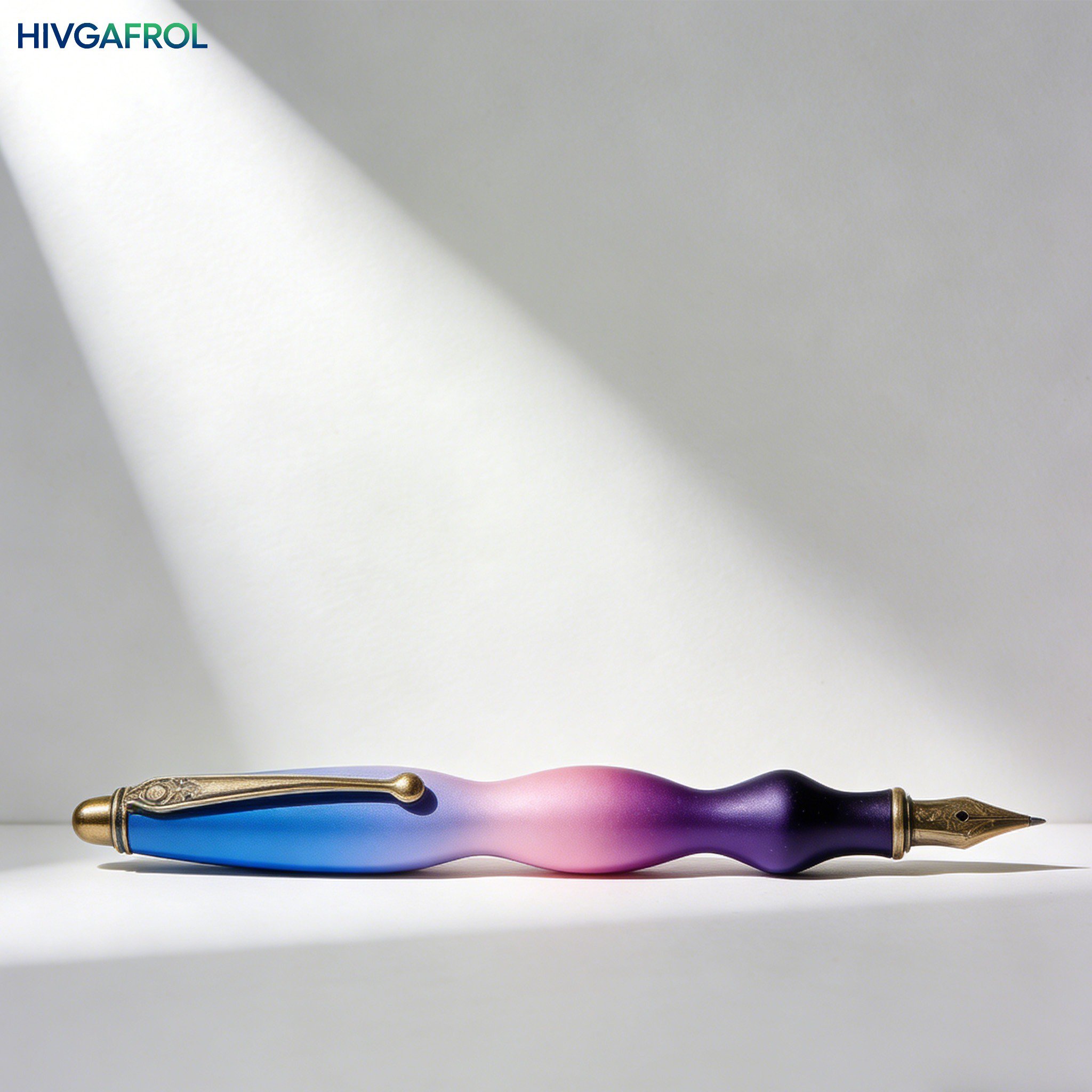 Zestaw dwóch długopisów wiecznych w stylu retro