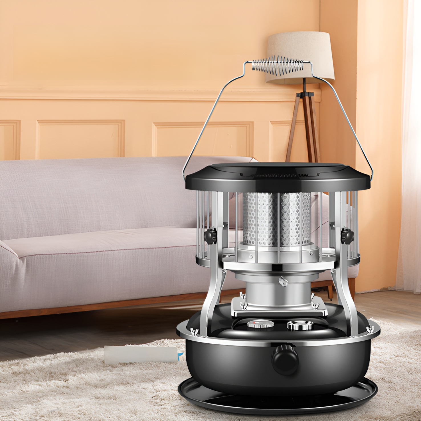 屋外用ポータブル灯油ヒーター