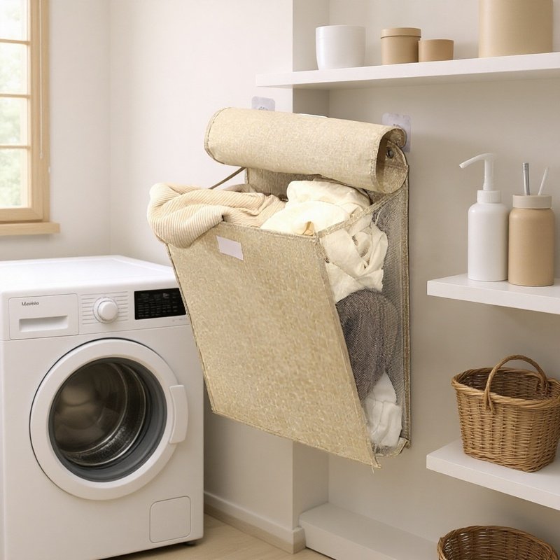 Haushaltskorb für schmutzige Kleidung mit großem Fassungsvermögen,