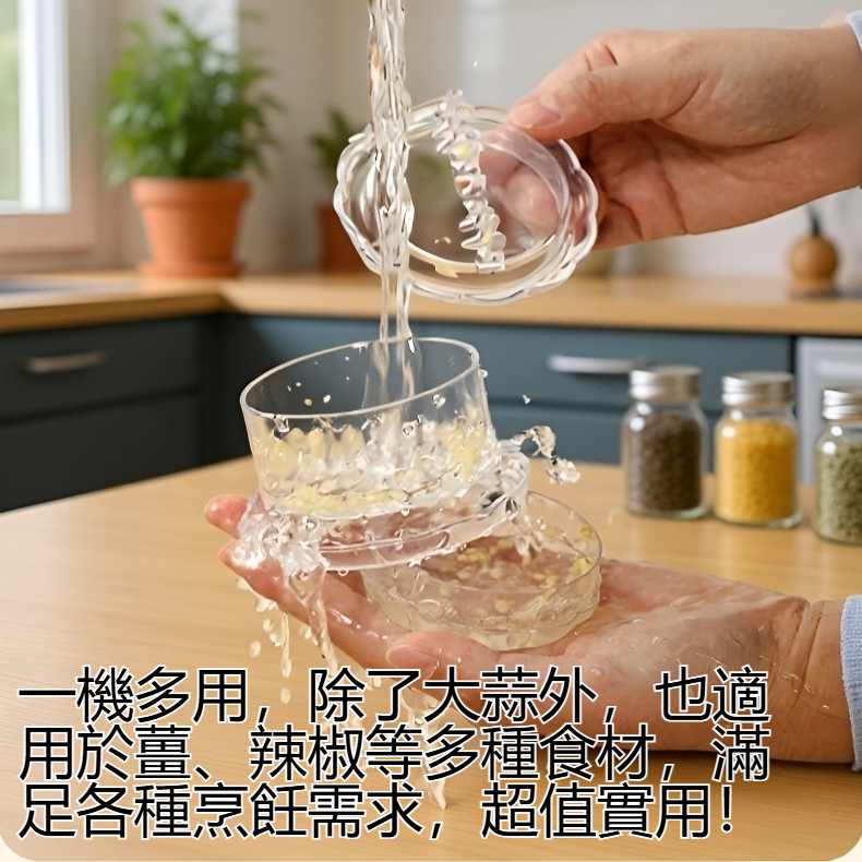 防滑底座旋轉捻蒜器細節