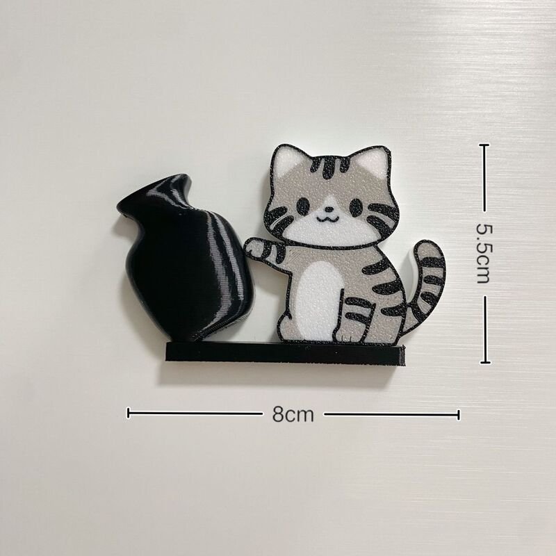 Cat-shaped storage ornament