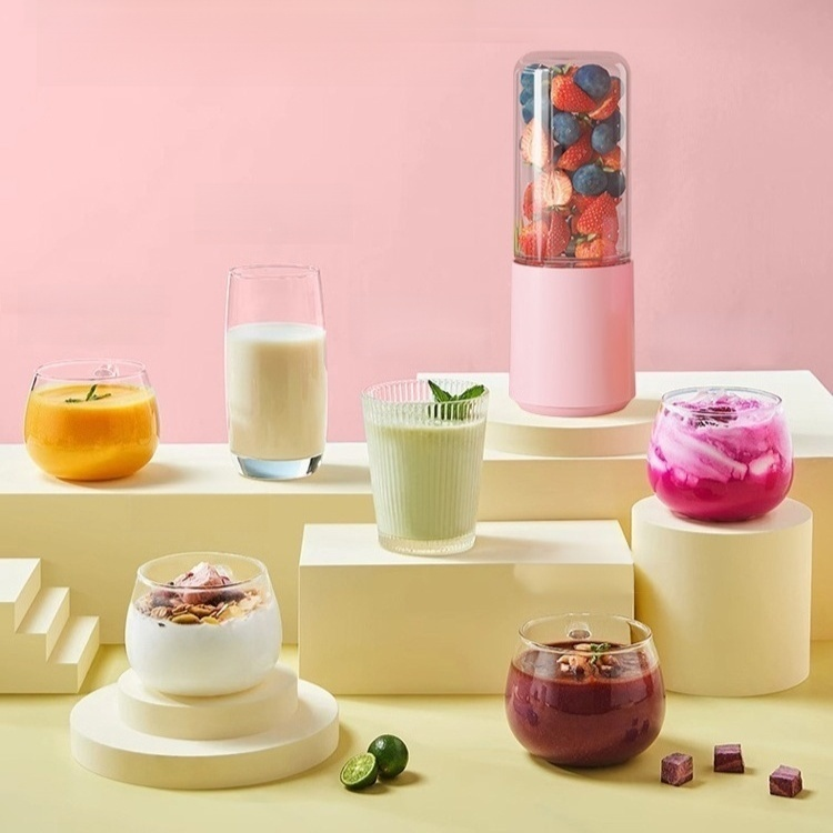 Licuadora portátil recargable de vidrio mini