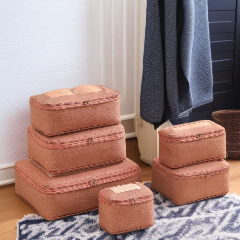 حقيبة تخزين السفر كبيرة السعة قابلة للضغط لتوضيب الأمتعة