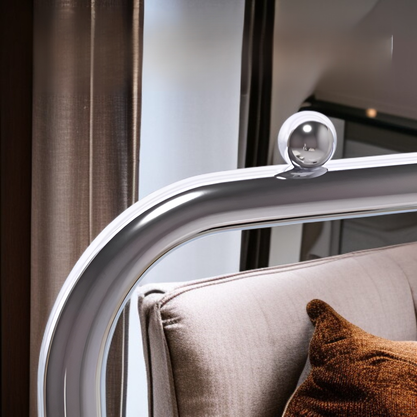 تصميم قوي لعلاقة ملابس بإطار معدني سميك