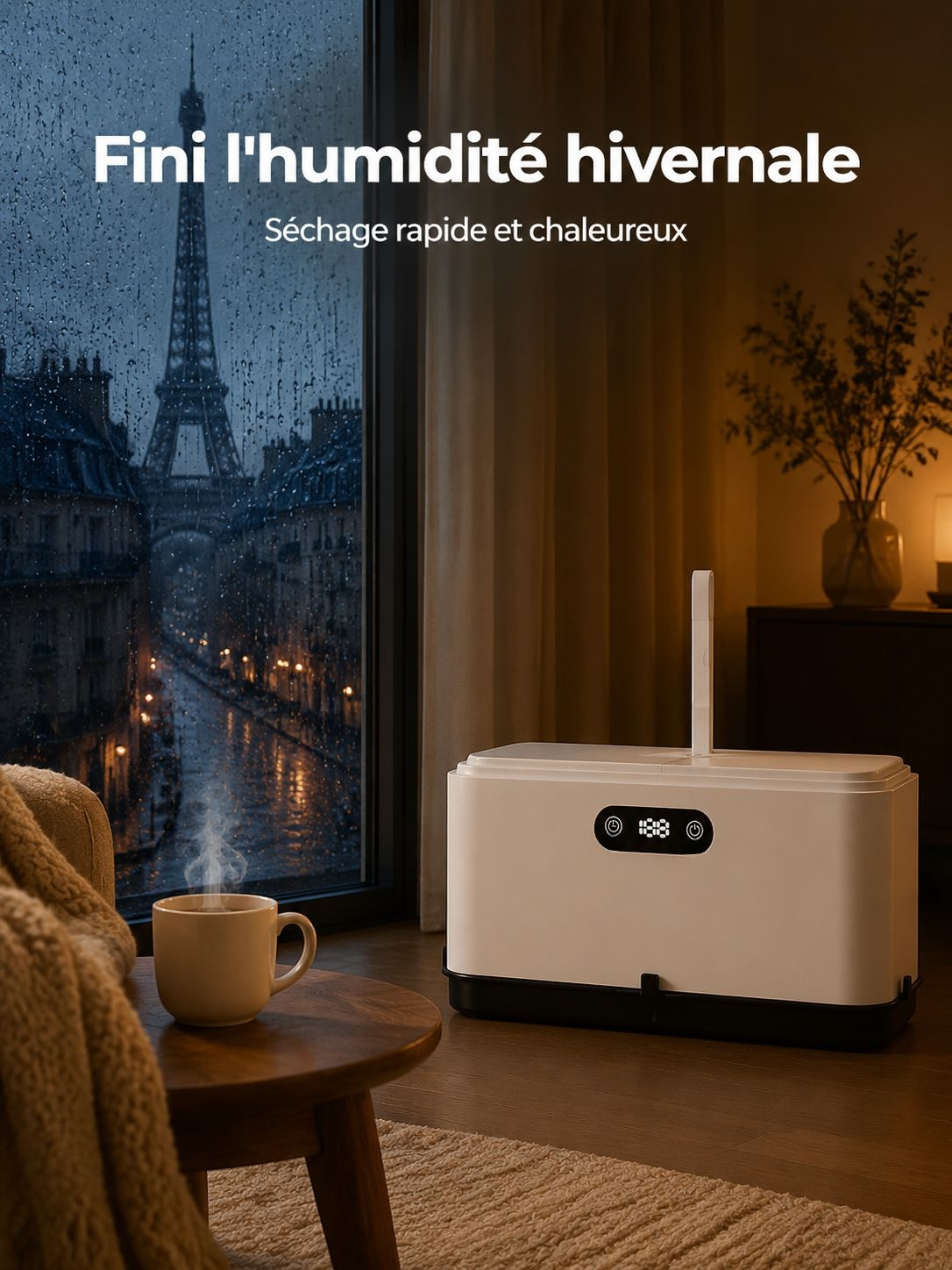 Sèche-linge pliable portable pour un séchage facile lors des voyages