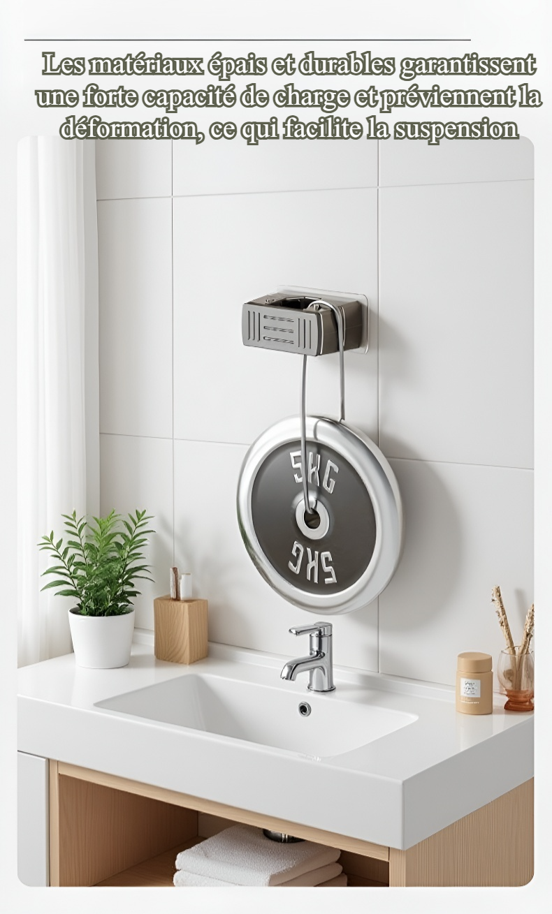 Accessoire de ménage pratique sans perçage