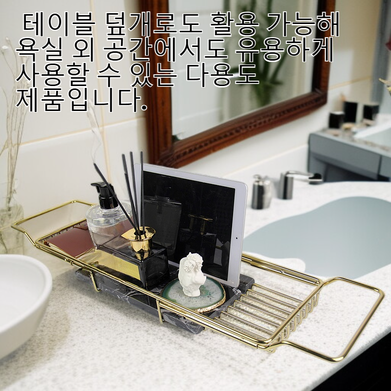 스테인리스 욕조 수납 선반 반신욕 테이블 트레이