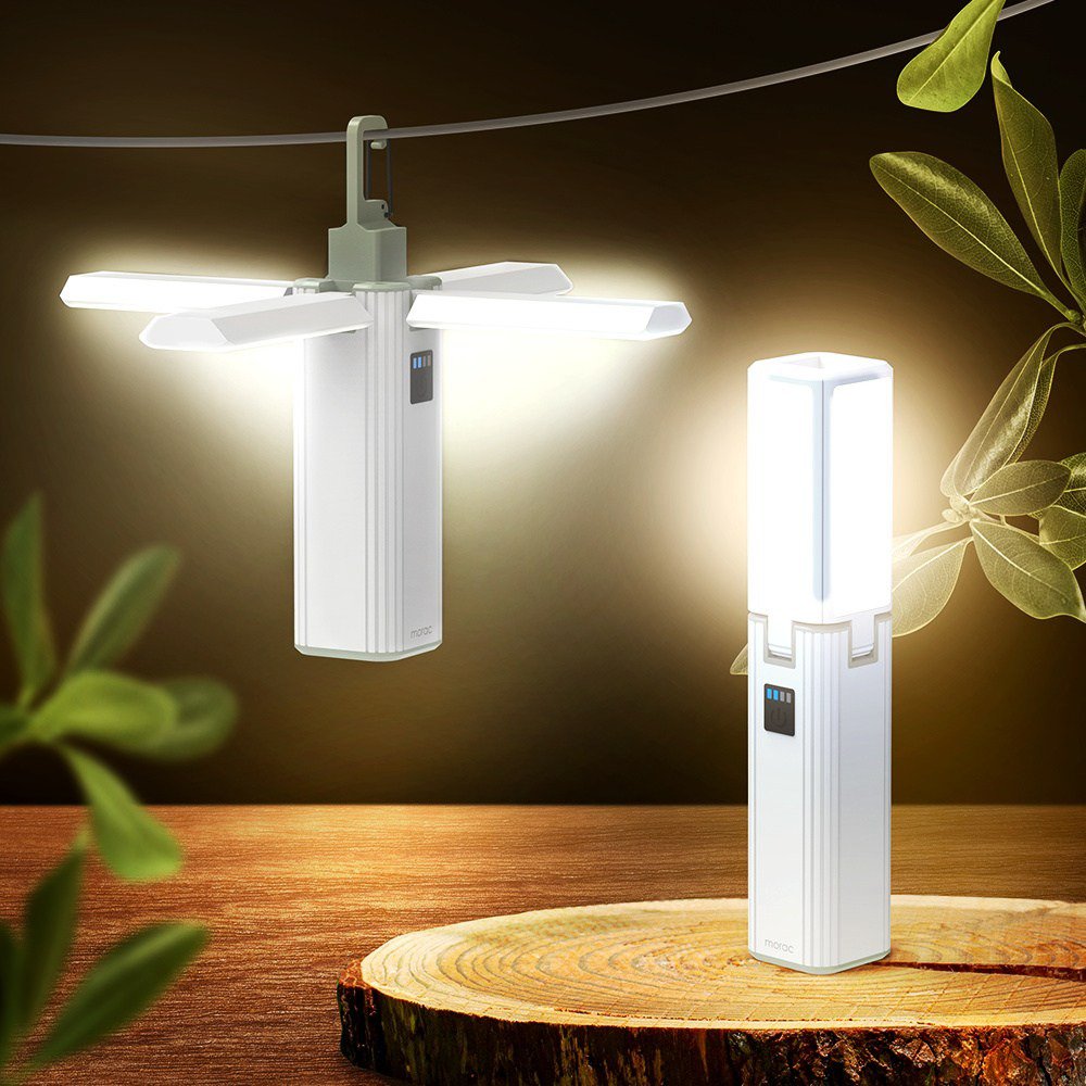 折りたたみ式キャンプランプ