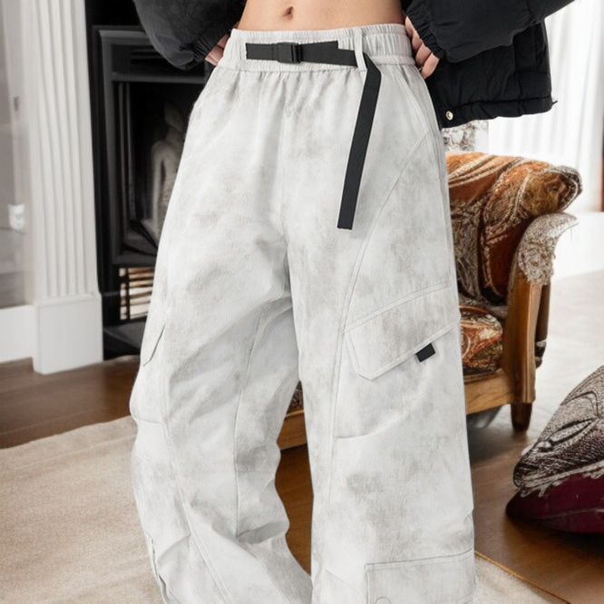 ダウン入りカーゴパンツ、冬用ロングパンツ、90% ホワイトダックダウン、スタイリッシュ、防風、防水、迷彩柄、厚みがあり、自己発熱、関節を保護するグラフェン膝パッド、ユニセックス、寒い天候でのハイキング