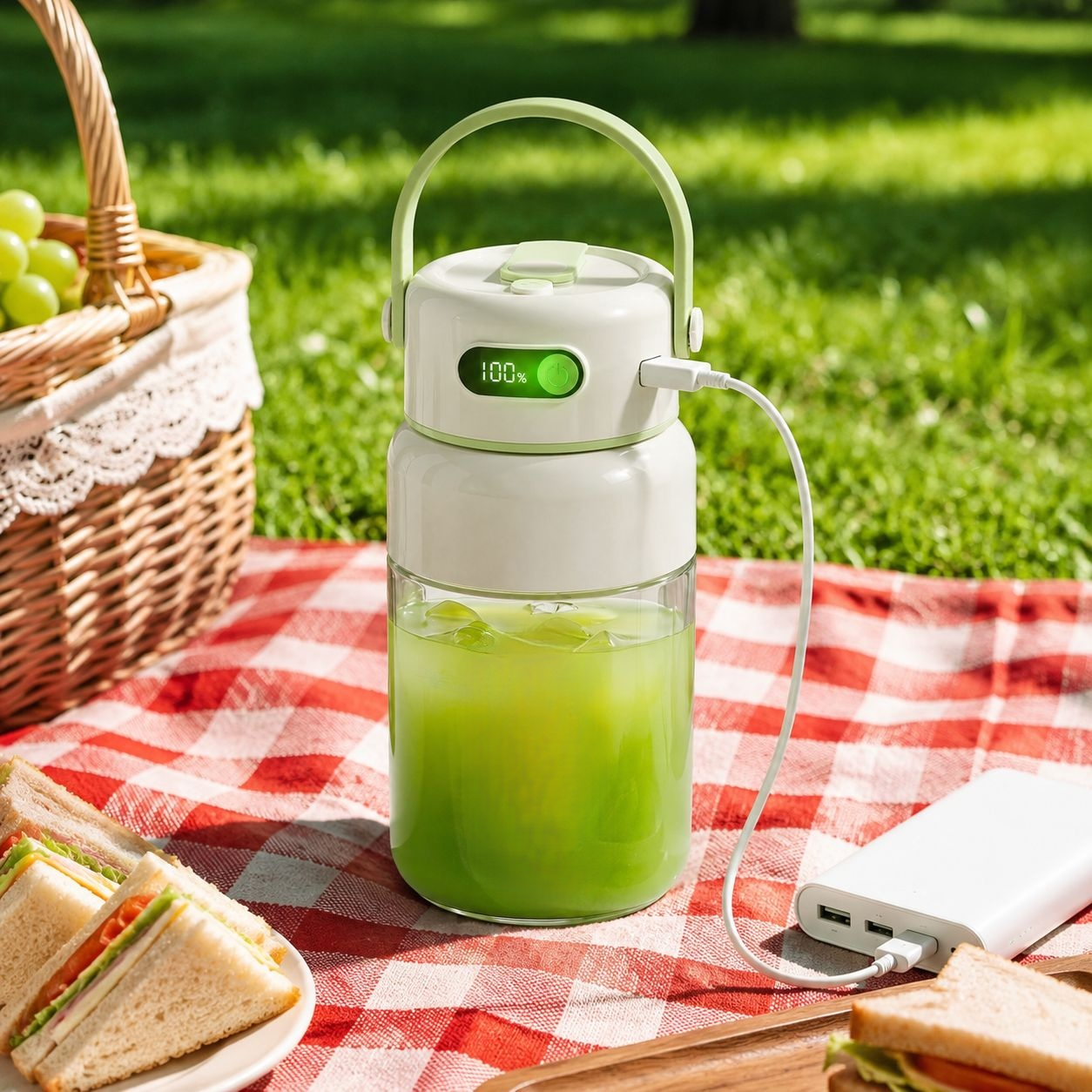 Healthy lifestyle juicing with manual glass juicer