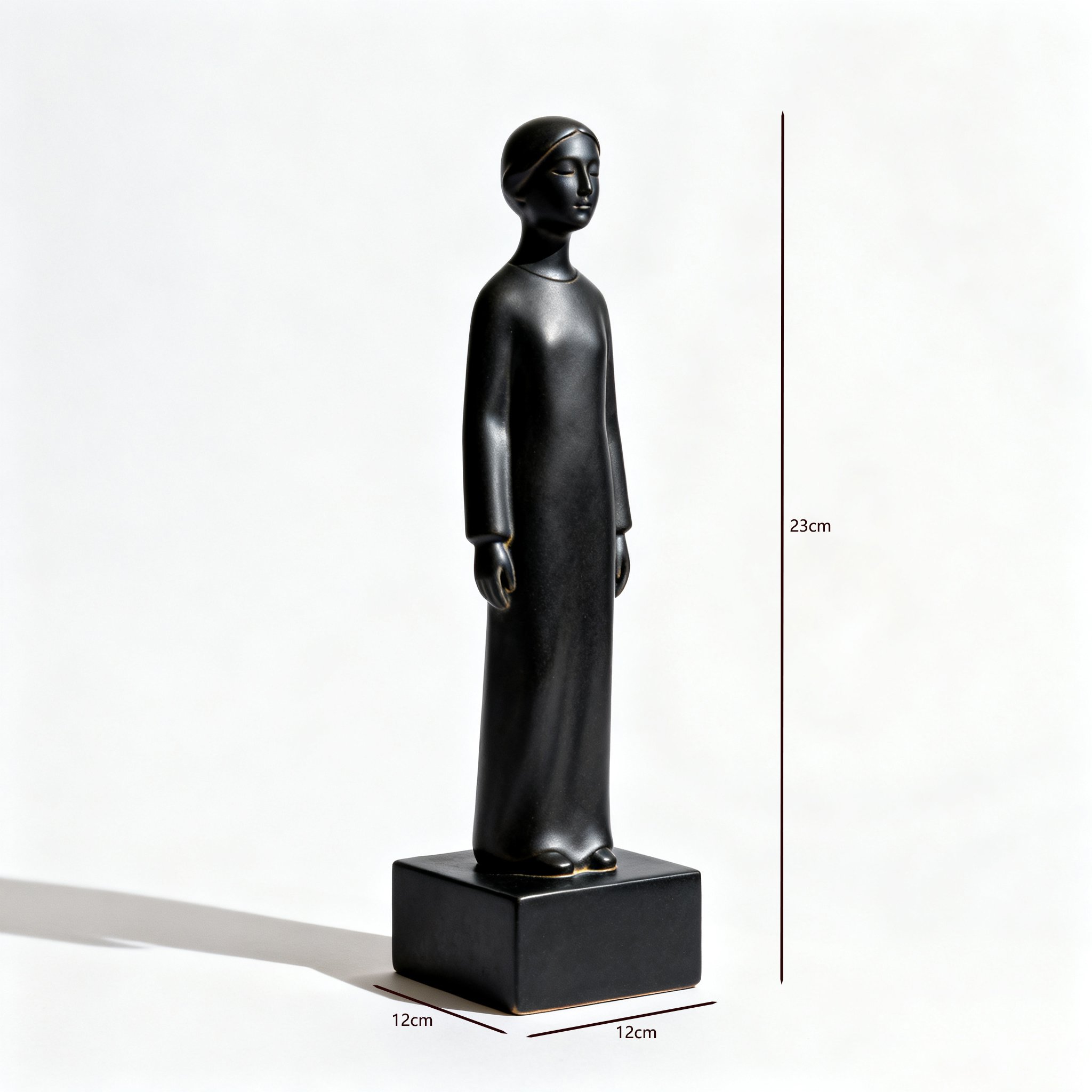 Escultura de cerámica decorativa moderna