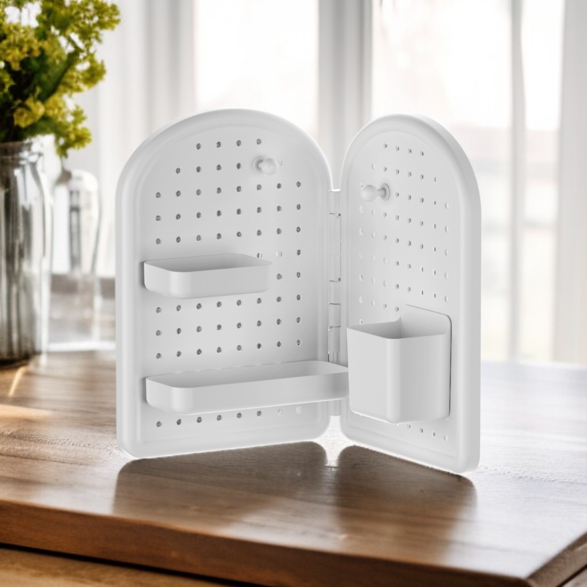 függőleges asztali lyuk lyuk tartó