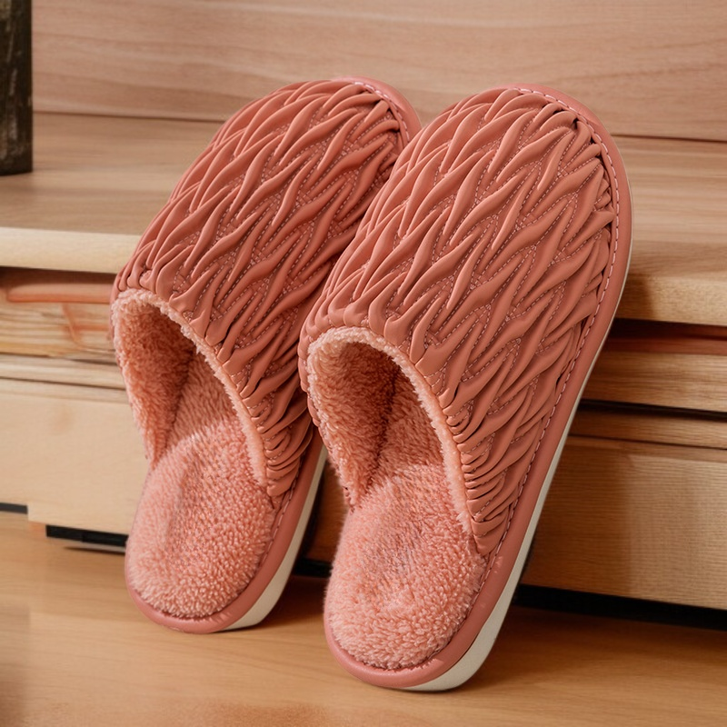 女士防滑保暖拖鞋