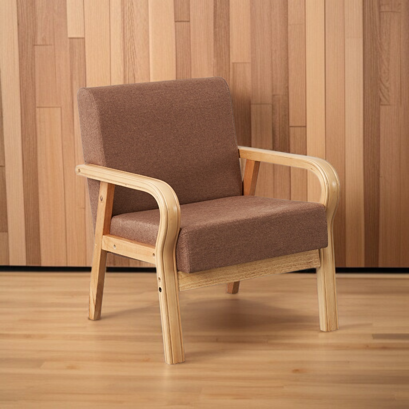 Sofa small apartment single sofa chair simple bedroom mini sofa double living room simple rental hou