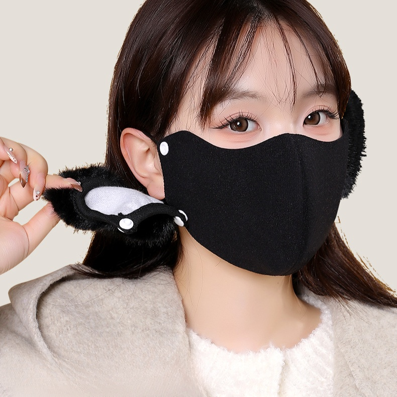 冬季保暖可拆卸二合一护耳口罩