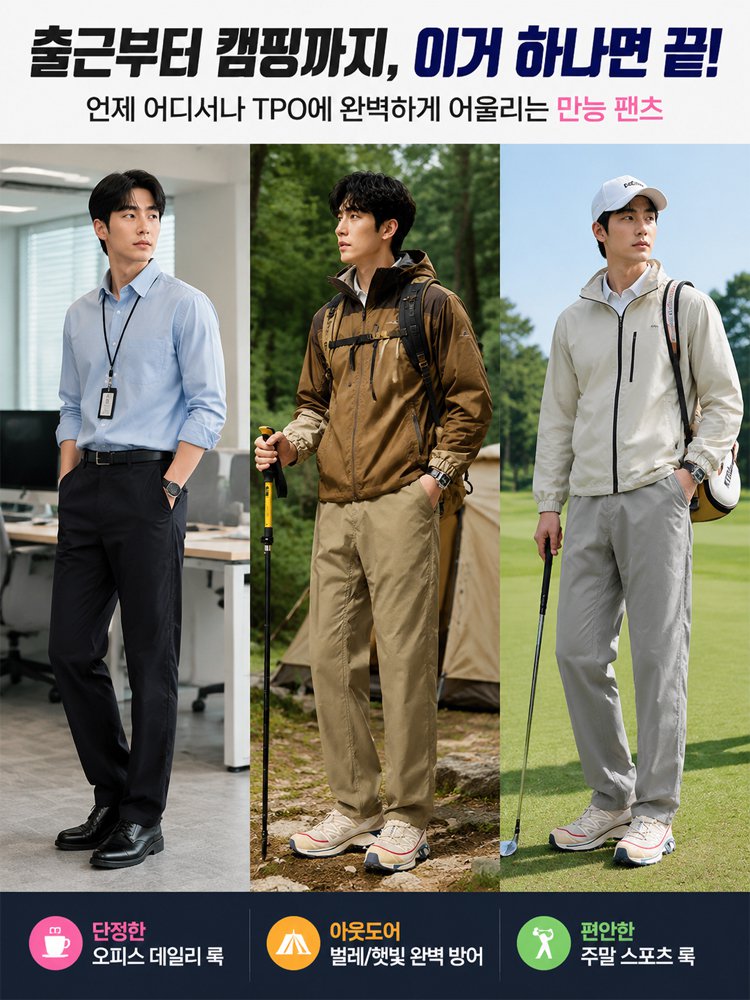 남성용 여름 와이드 통기성 카고 팬츠