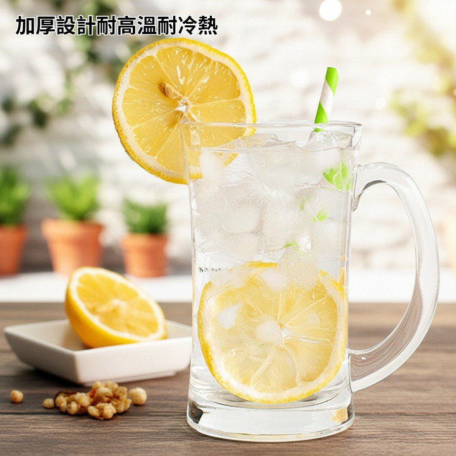 Thickened heat-resistant glass cup