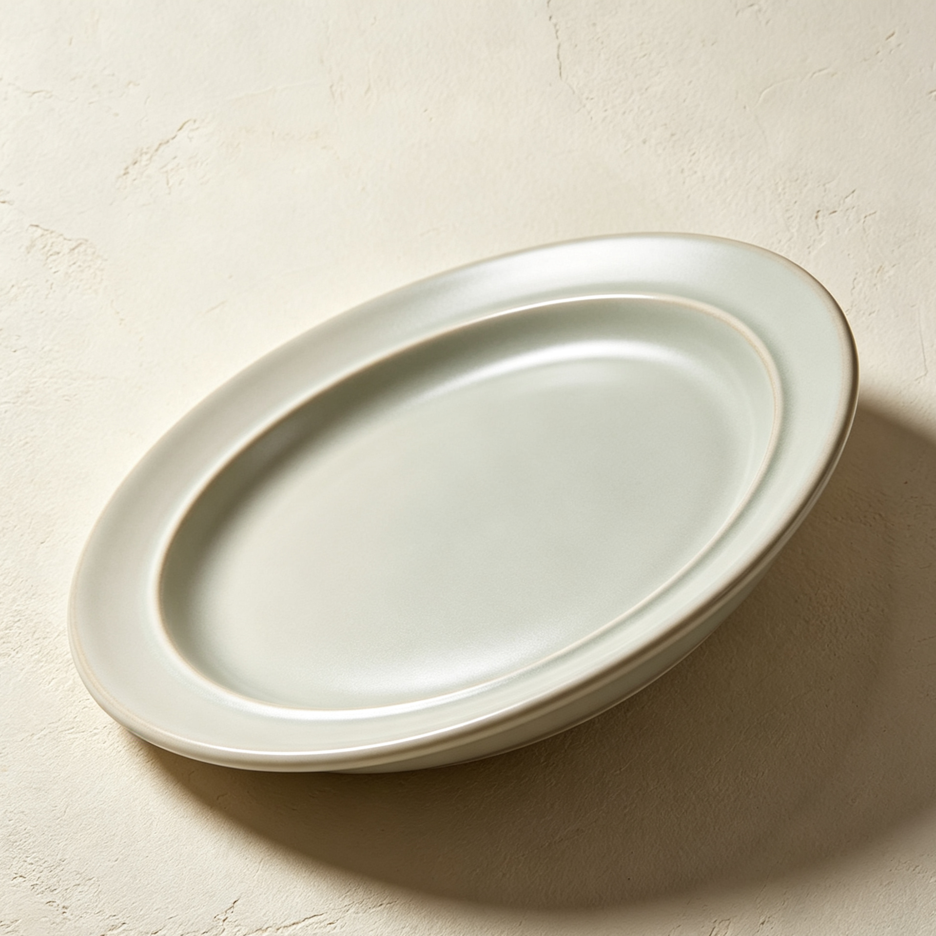 Ceramic flat plates (4 pieces)