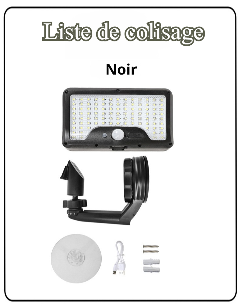 Lampe solaire résistante aux intempéries
