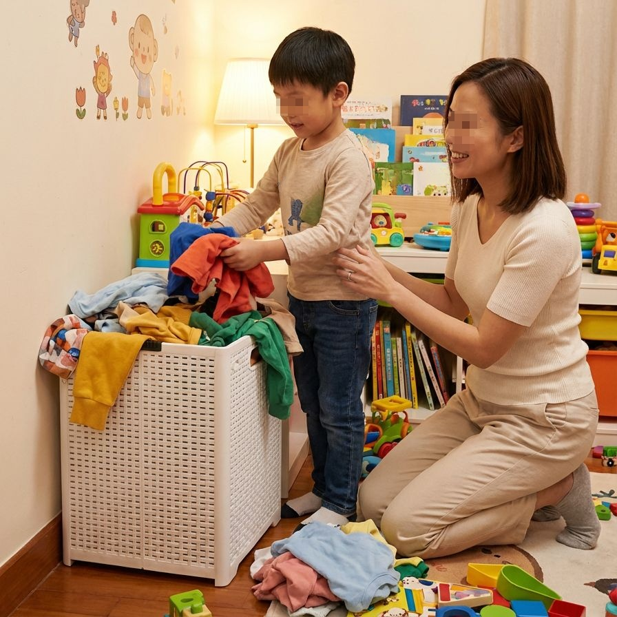 便攜多功能塑膠鏤空收納籃