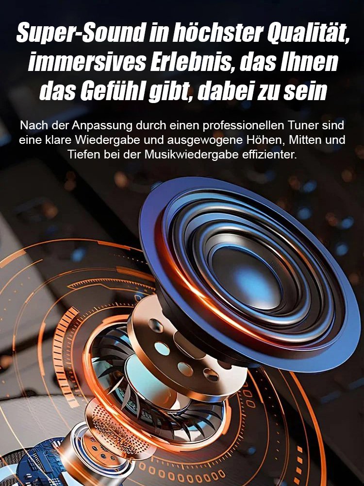 【Send Mikrofon】Subwoofer kabelloser Bluetooth-Lautsprecher