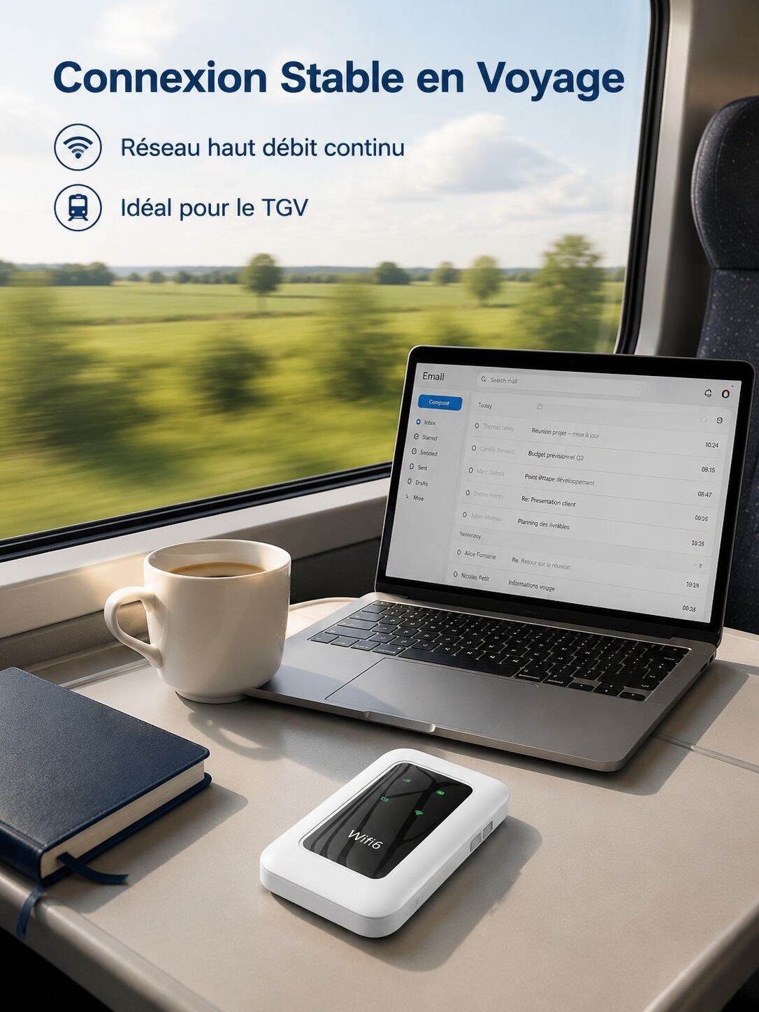 WiFi portable sans fil, sans branchement