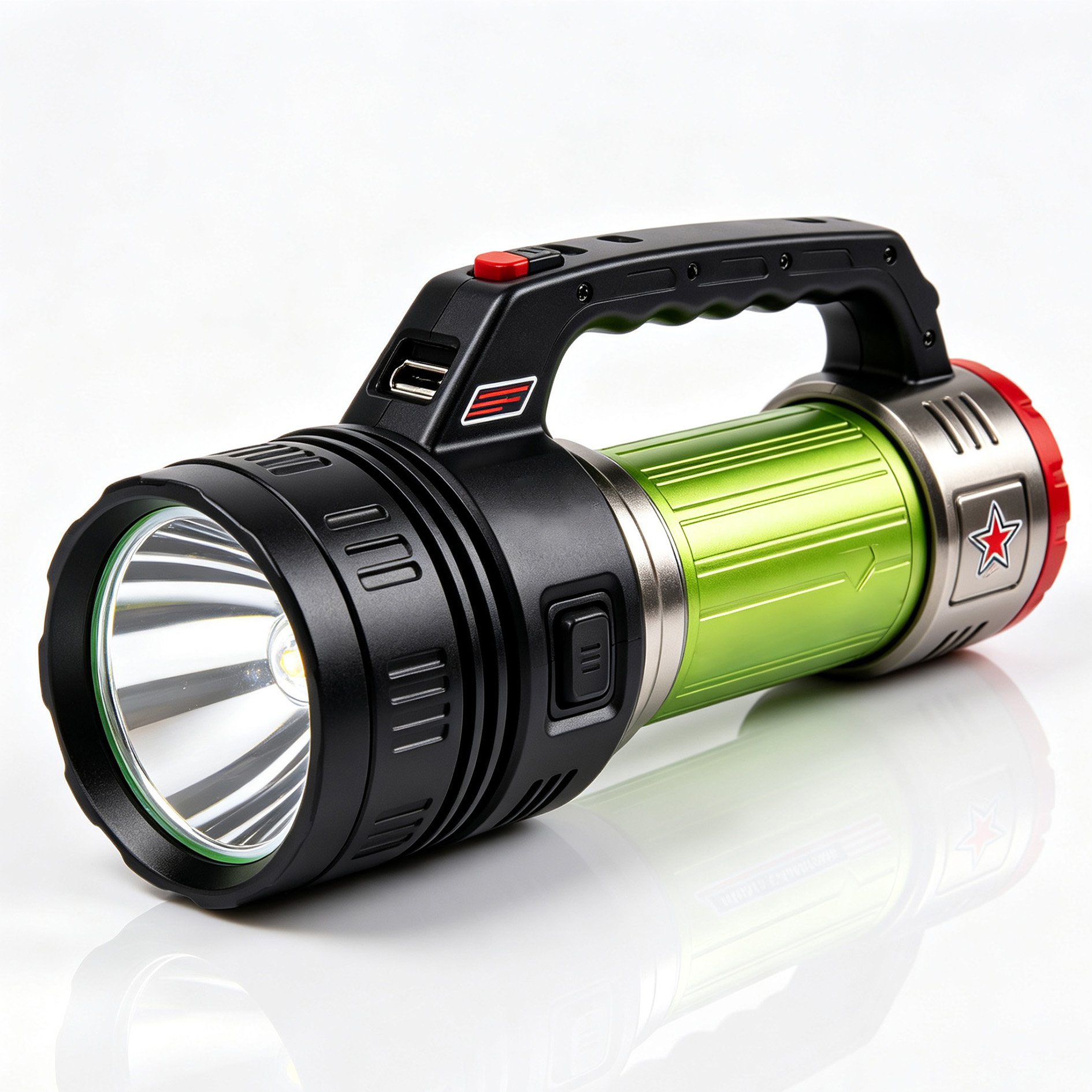 Hunter's Edge Super Searchlight front view