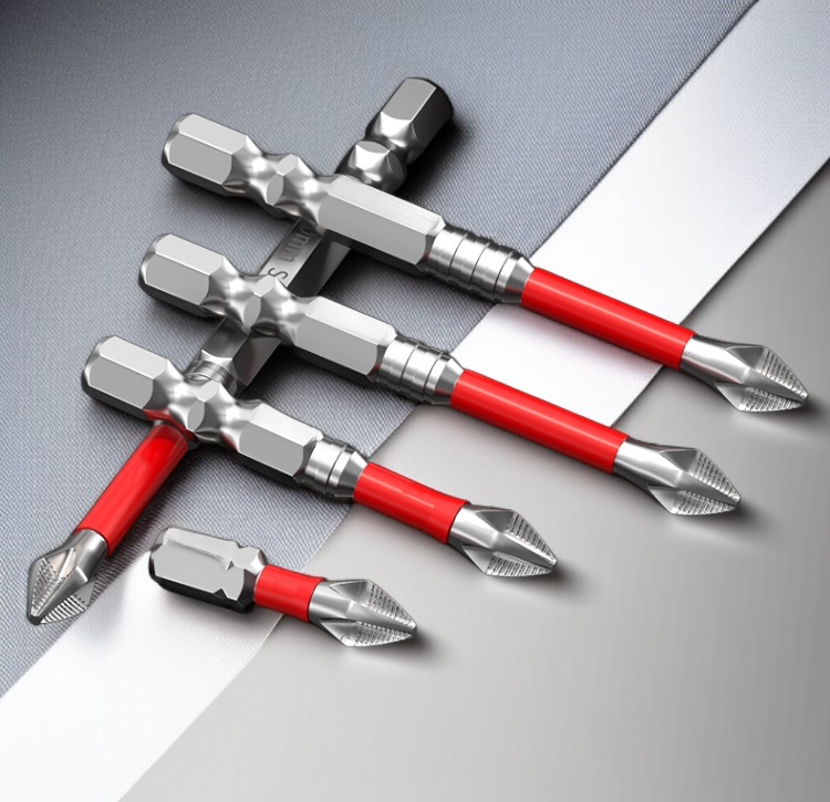 다양한 사이즈의 강자성 십자비트 라인업